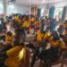 Students and staff at Arena Recreation Academy School of Excellence during a fundraiser in Lower Virginia, Montserrado County.