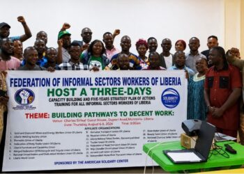 FISWOL launches labor rights and business skills training for informal workers in Liberia
