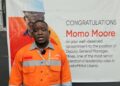 Liberian mining engineer Momo B. Moore promoted to ArcelorMittal Liberia Deputy General Manager for Mines