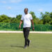 Tapha Manneh walking on the field