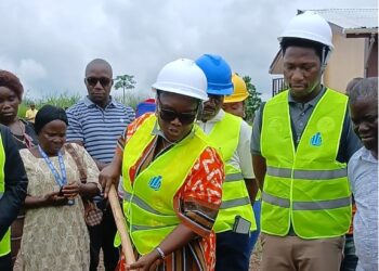 Officials break ground for a new Bong County Health Team office complex after staff worked in overcrowded conditions.