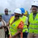 Officials break ground for a new Bong County Health Team office complex after staff worked in overcrowded conditions.