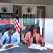 Officials from LSEZA and the Liberia National Tourism Authority sign an agreement to establish Liberia's first Special Tourism Economic Zone at Lake Piso.