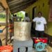 SCNL officials, partners and community members commission a cassava processing facility in Fornor, Porkpa District.