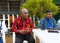 North Central Alliance representatives address a press briefing on Liberia’s ongoing drug investigation in Monrovia.