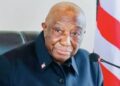 President Joseph Boakai at an official event after signing Liberia’s Cybercrime and Data Protection acts into law.