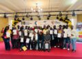Participants and officials at the closing of the LIPO and UNIDO Business and Intellectual Property Management Clinic in Liberia