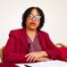 LibLaw Managing Director Cllr. Kim A. Harris introduces the CJ Lewis AI legal platform in Monrovia.