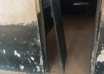 Deteriorating classroom building at a Liberia Agriculture Company-operated school in Grand Bassa County.