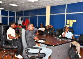 Liberia Revenue Authority officials launch the FY2027 expenditure budget planning framework in Monrovia.
