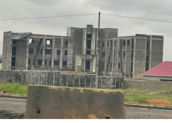 Unfinished Liberia Telecommunications Authority headquarters in Shefflin, Margibi County
