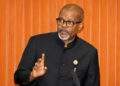 Senators Abraham Darius Dillon and Gbehzohngar Findley amid dispute over Liberia’s ports autonomy laws