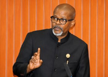 Senators Abraham Darius Dillon and Gbehzohngar Findley amid dispute over Liberia’s ports autonomy laws