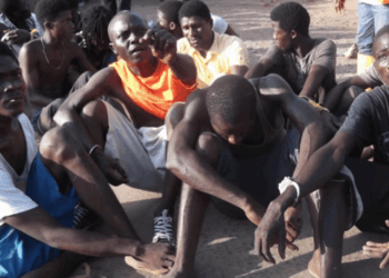 drug addicts arrested in Liberia