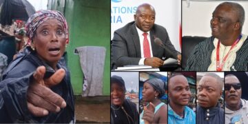 Liberian nurses and street vendors responding to the country’s US$1 billion revenue milestone