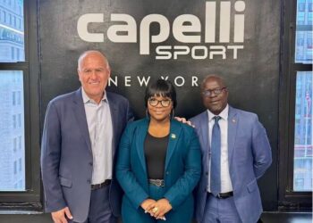 Liberia’s sports officials meet Capelli Sport representatives in New York
