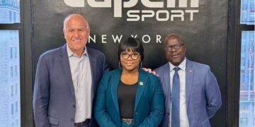 Liberia’s sports officials meet Capelli Sport representatives in New York