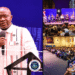 Finance Minister Augustine Kpehe Ngafuan speaks at a diaspora town hall in Maryland
