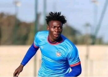 Liberian forward Emmanuel Flomo in action for Al Hilal