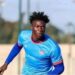 Liberian forward Emmanuel Flomo in action for Al Hilal