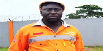 ArcelorMittal Liberia mine-infrastructure supervisor Gizzie Kollie