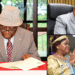 President Joseph Boakai, Oswald Tweh, Geraldine George and Magdalene Dagoseh