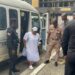 Former Vice President Jewel Howard-Taylor appears in court during preliminary proceedings in the cocaine trafficking case.