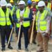 Officials break ground for the Southeast regional Transport Ministry office in Pleebo