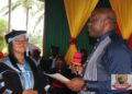 Finance Minister Augustine Ngafuan speaks at Tubman University’s 17th Founders’ Day celebration