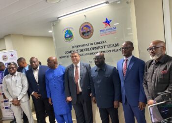 Liberian and U.S. officials open the office for Liberia’s second MCC compact design team