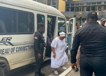 Former Vice President Jewel Howard-Taylor, who is seeking bail before Criminal Court C