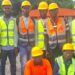 ArcelorMittal Liberia rail patrol recruits attend a safety induction at Greenhill Quarry