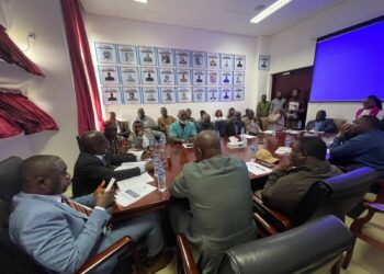 House mining committee members and government officials attend a hearing on Liberia’s mining laws