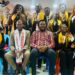 Graduates of the Divine Intervention entrepreneurship program attend their certification ceremony in Gbarnga
