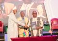 LRA Commissioner General James Dorbor Jallah and GRA Commissioner General Yankuba Darboe sign a technical cooperation agreement in Accra