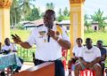 Police Inspector General Gregory O.W. Coleman launches the LNP recruitment exercise in Buchanan