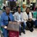 LNBA President F. Juah Lawson with Elisha Forkeyoh and Gedu Johnson Savice before departing for Cape Verde