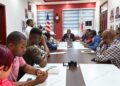 Liberia National Red Cross Society personnel assist communities affected by flooding