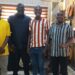 Cole Bangalu meets officials of the Liberia Deaf Sports Association in Congo Town