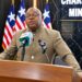 Law Reform Commission Chairman Bornor M. Varmah discusses Liberia’s online legal portal at a press briefing