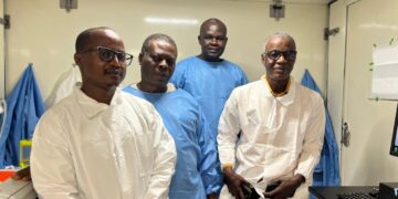 University of Liberia and Kenyan researchers involved in an HPV vaccination study in Liberia