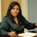 Youth and Sports Minister Cornelia Kruah speaking about the National Cadet Program