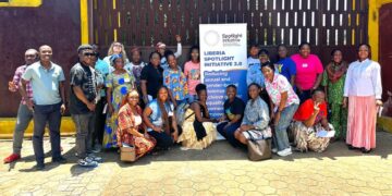 Participants complete Medica Liberia’s SASA! Together training on preventing violence against women and girls