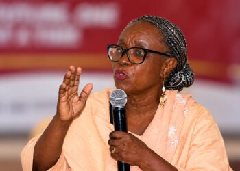 Former GSA Director-General Mary Broh appears in court during the Saudi rice trial