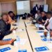 NAC Chairperson Cecelia Nuta addresses journalists during an HIV reporting workshop in Monrovia