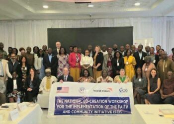 Liberian and U.S. officials launch the Faith and Community Initiative in Monrovia