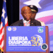 President Joseph Boakai addresses the Liberia Diaspora Annual Conference in Alexandria, Virginia