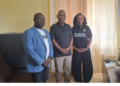 Public Defense Program Coordinator Bestman D. Juah Sr. meets magistrates during a court assessment in Montserrado County
