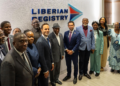 President Joseph Boakai meets Liberia Maritime Authority and LISCR officials at the registry’s Virginia office