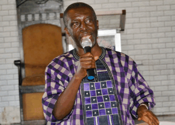 Lawyer and law professor Tiawan Gongloe speaks about legal ethics in Liberia